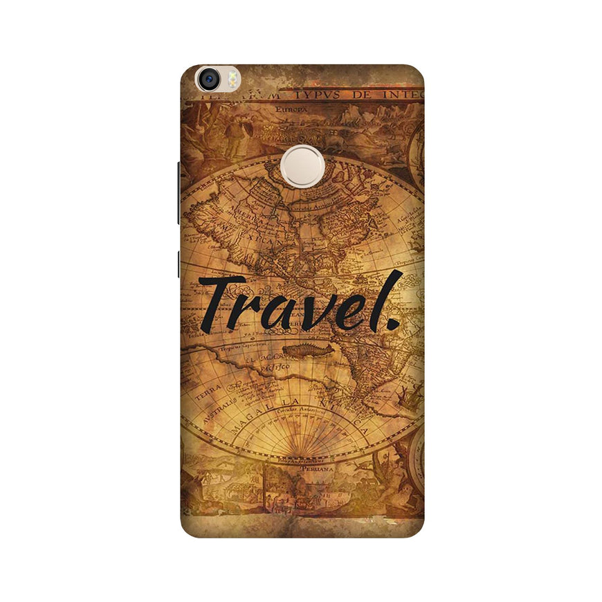 Travel Mobile Back Case for Mi Max 2  (Design - 375)