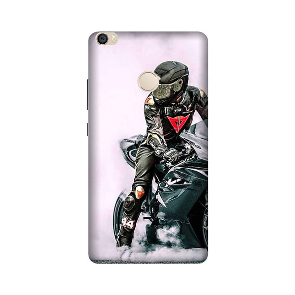 Biker Mobile Back Case for Mi Max 2  (Design - 383)