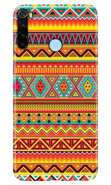 Zigzag line pattern Mobile Back Case for Xiaomi Redmi Note 8 (Design - 4)