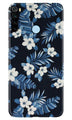 White flowers Blue Background2 Case for Xiaomi Redmi Note 8