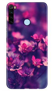 flowers Mobile Back Case for Xiaomi Redmi Note 8 (Design - 25)