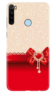Gift Wrap3 Mobile Back Case for Xiaomi Redmi Note 8 (Design - 36)