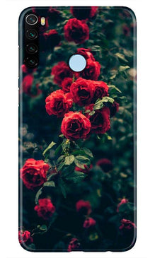Red Rose Mobile Back Case for Xiaomi Redmi Note 8 (Design - 66)