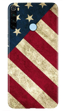 America Mobile Back Case for Xiaomi Redmi Note 8 (Design - 79)