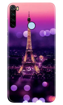 Eiffel Tower Mobile Back Case for Xiaomi Redmi Note 8 (Design - 86)