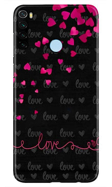 Love in Air Mobile Back Case for Xiaomi Redmi Note 8 (Design - 89)