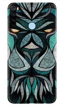Lion Mobile Back Case for Xiaomi Redmi Note 8 (Design - 97)