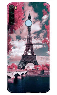 Eiffel Tower Mobile Back Case for Xiaomi Redmi Note 8  (Design - 101)