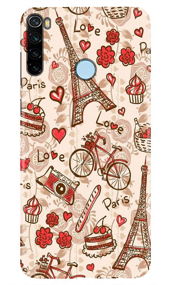 Love Paris Case for Xiaomi Redmi Note 8(Design - 103)