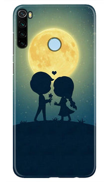 Love Couple Mobile Back Case for Xiaomi Redmi Note 8  (Design - 109)