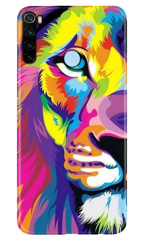 Colorful Lion Case for Xiaomi Redmi Note 8(Design - 110)