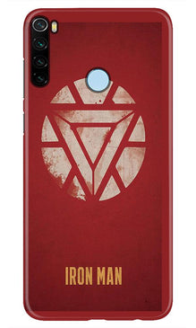 Iron Man Superhero Mobile Back Case for Xiaomi Redmi Note 8  (Design - 115)