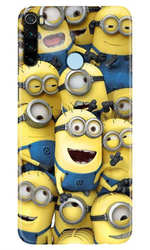 Minions Mobile Back Case for Xiaomi Redmi Note 8  (Design - 127)