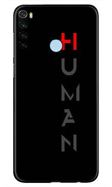 Human Mobile Back Case for Xiaomi Redmi Note 8  (Design - 141)