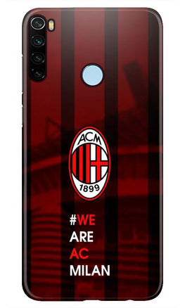 AC Milan Case for Xiaomi Redmi Note 8(Design - 155)