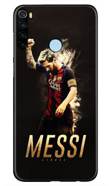 Messi Mobile Back Case for Xiaomi Redmi Note 8  (Design - 163)