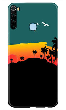 Sky Trees Mobile Back Case for Xiaomi Redmi Note 8 (Design - 191)