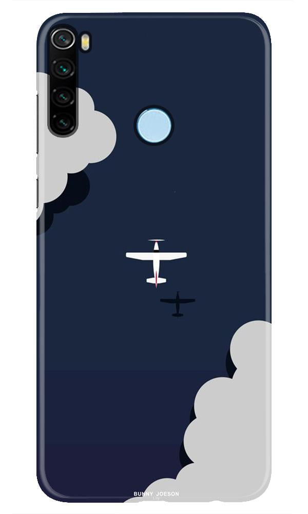 Clouds Plane Case for Xiaomi Redmi Note 8 (Design - 196)