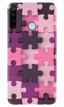 Puzzle Mobile Back Case for Xiaomi Redmi Note 8 (Design - 199)