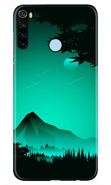Moon Mountain Mobile Back Case for Xiaomi Redmi Note 8 (Design - 204)