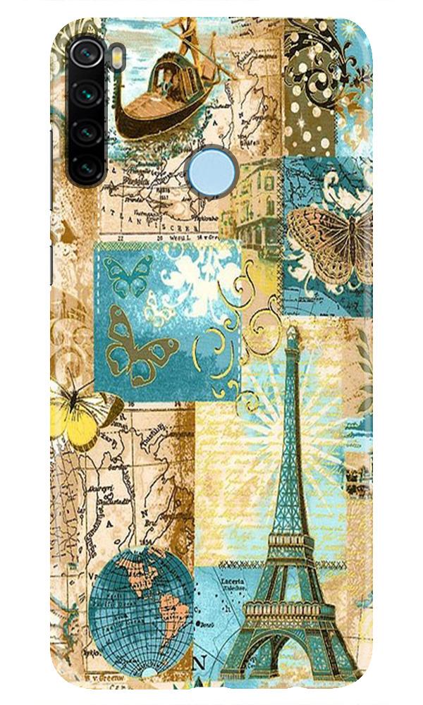 Travel Eiffel Tower Case for Xiaomi Redmi Note 8 (Design No. 206)