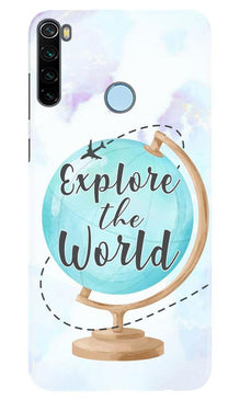 Explore the World Mobile Back Case for Xiaomi Redmi Note 8 (Design - 207)