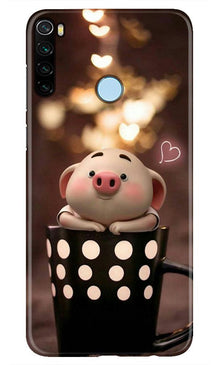 Cute Bunny Mobile Back Case for Xiaomi Redmi Note 8 (Design - 213)
