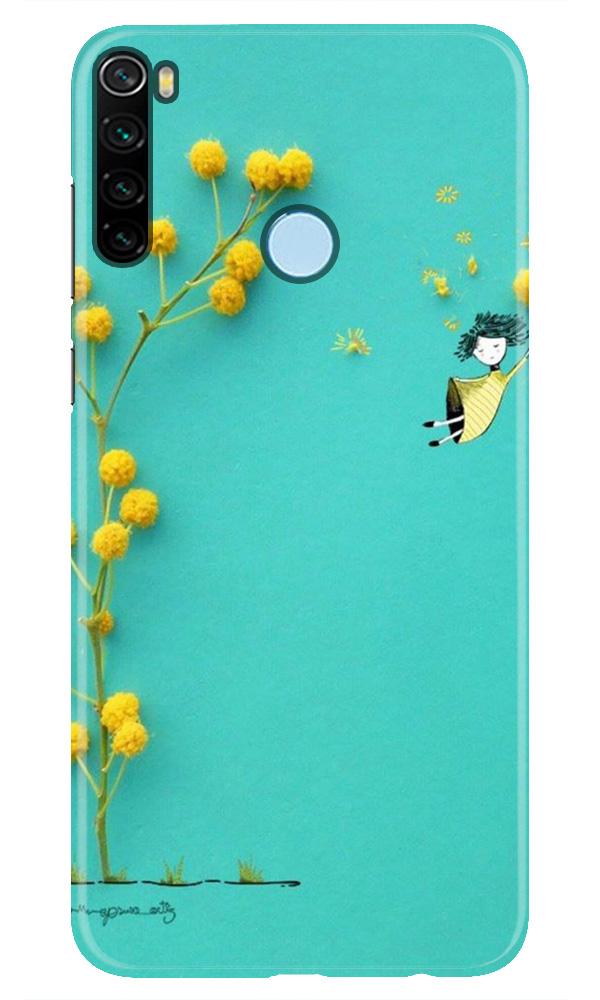 Flowers Girl Case for Xiaomi Redmi Note 8 (Design No. 216)