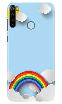 Rainbow Mobile Back Case for Xiaomi Redmi Note 8 (Design - 225)