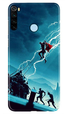 Thor Avengers Mobile Back Case for Xiaomi Redmi Note 8 (Design - 243)