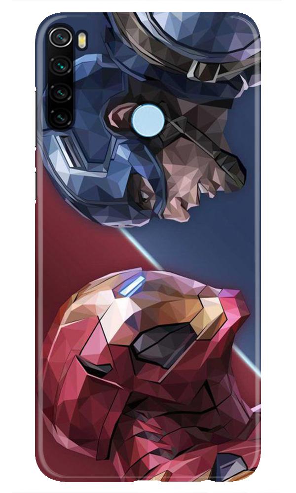 Ironman Captain America Case for Xiaomi Redmi Note 8 (Design No. 245)