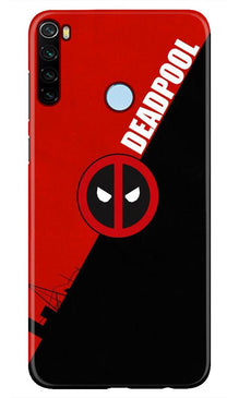 Deadpool Mobile Back Case for Xiaomi Redmi Note 8 (Design - 248)