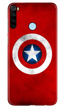 Captain America Mobile Back Case for Xiaomi Redmi Note 8 (Design - 249)