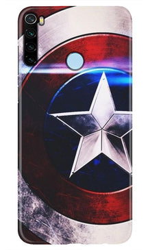 Captain America Shield Mobile Back Case for Xiaomi Redmi Note 8 (Design - 250)