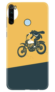 Bike Lovers Mobile Back Case for Xiaomi Redmi Note 8 (Design - 256)