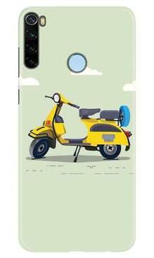 Vintage Scooter Mobile Back Case for Xiaomi Redmi Note 8 (Design - 260)