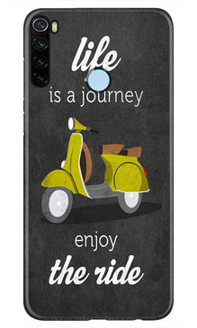 Life is a Journey Mobile Back Case for Xiaomi Redmi Note 8 (Design - 261)