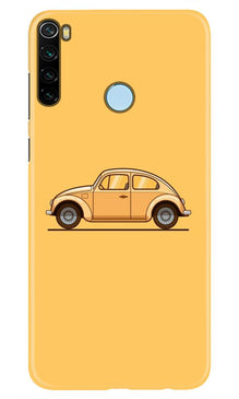 Vintage Car Mobile Back Case for Xiaomi Redmi Note 8 (Design - 262)