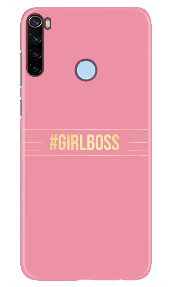 Girl Boss Pink Case for Xiaomi Redmi Note 8 (Design No. 263)