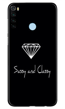 Sassy and Classy Mobile Back Case for Xiaomi Redmi Note 8 (Design - 264)