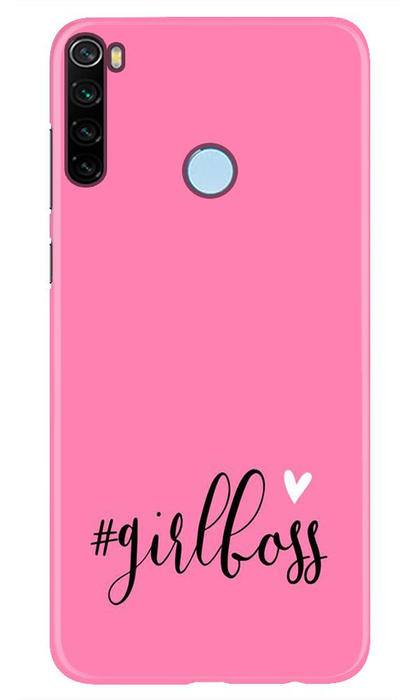 Girl Boss Pink Case for Xiaomi Redmi Note 8 (Design No. 269)