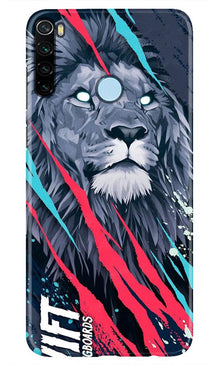 Lion Mobile Back Case for Xiaomi Redmi Note 8 (Design - 278)