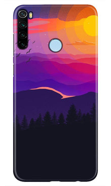Sun Set Mobile Back Case for Xiaomi Redmi Note 8 (Design - 279)