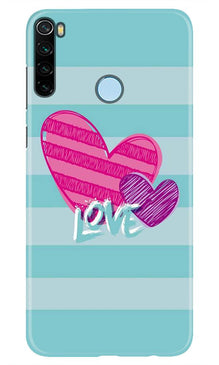 Love Mobile Back Case for Xiaomi Redmi Note 8 (Design - 299)