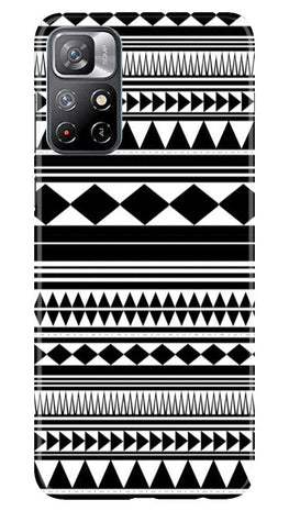 Black white Pattern Case for Redmi Note 11