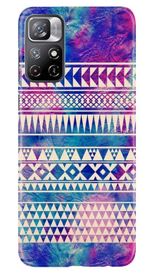 Modern Art Mobile Back Case for Redmi Note 11 (Design - 8)