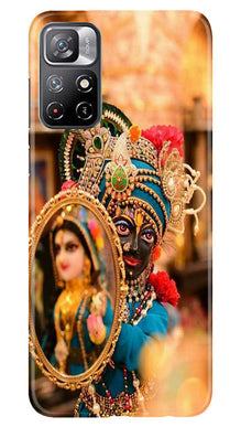 Lord Krishna5 Mobile Back Case for Redmi Note 11 (Design - 20)