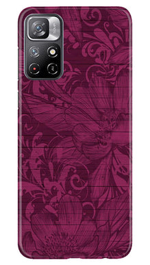Purple Backround Mobile Back Case for Redmi Note 11 (Design - 22)