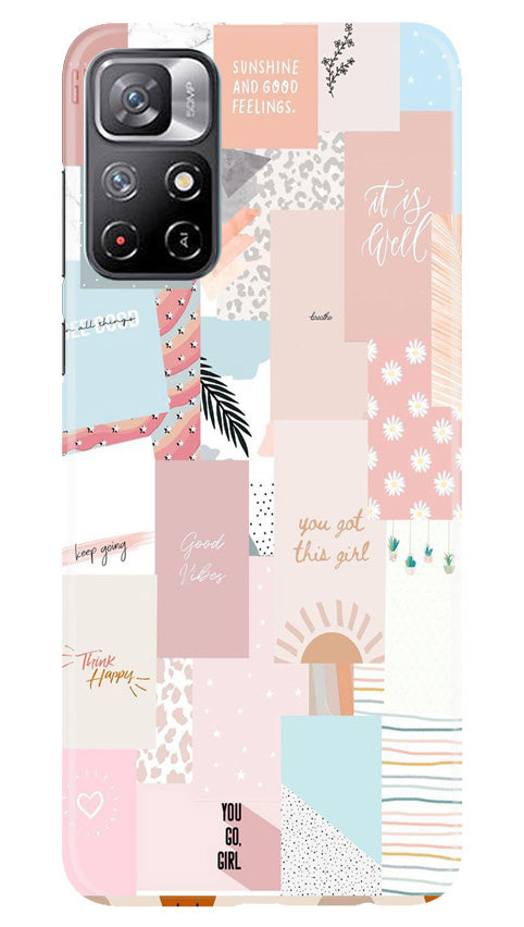Shinny Blue Background Case for Redmi Note 11