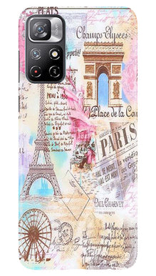 Paris Eiftel Tower Mobile Back Case for Redmi Note 11 (Design - 54)